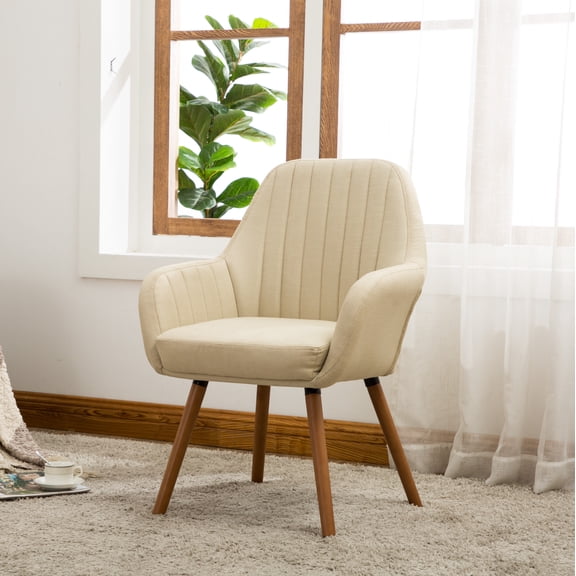 Newboti Furniture Tuchico Contemporary Fabric Accent Chair, Tan BN.9791