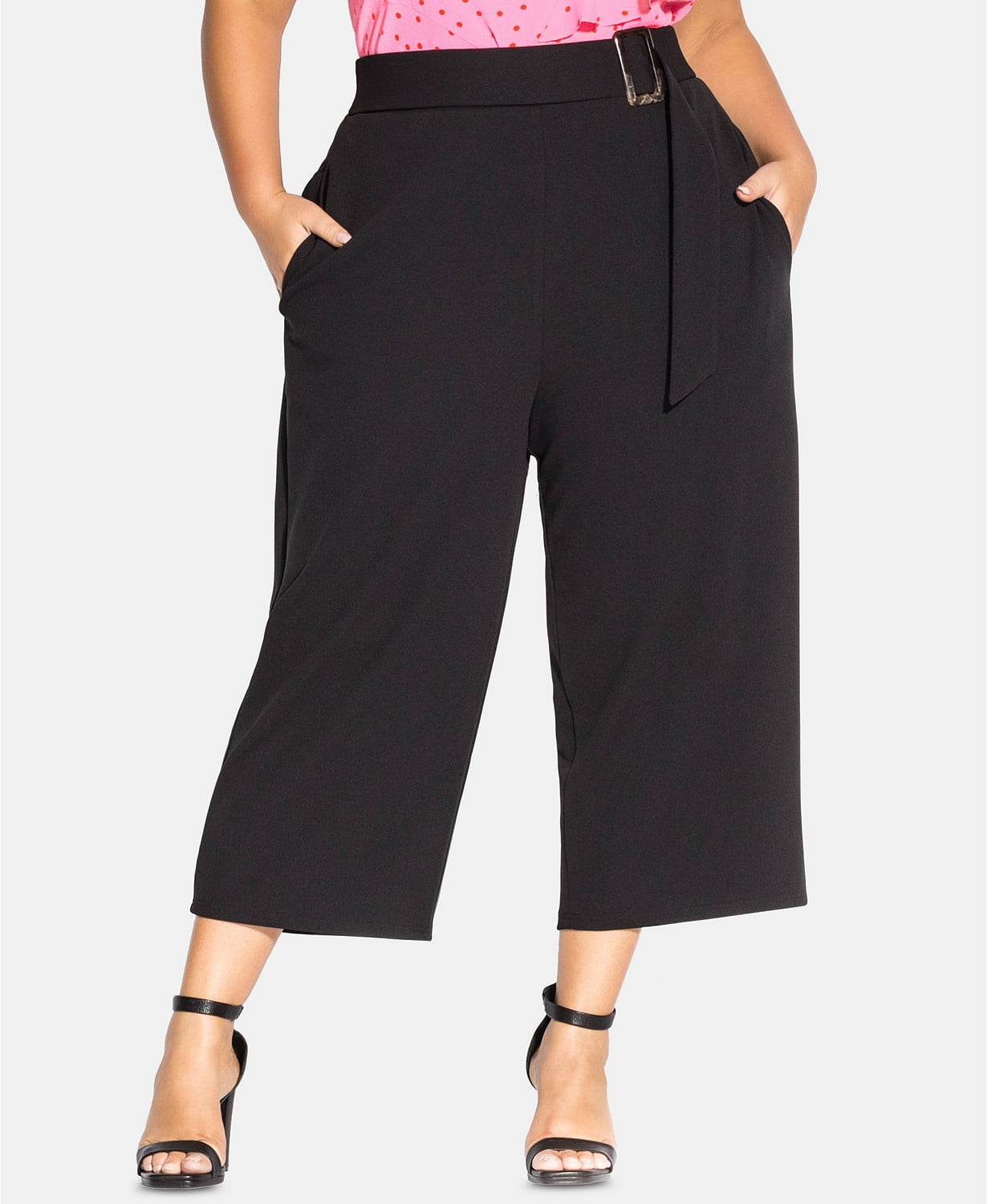 City Chic Women's Wide Cullote Pants 