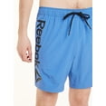 thumbnail image 2 of Reebok Men's & Big Men's Solid Logo Swim Trunks with Compression Liner and UPF 50+, 7" Inseam, Sizes S-2XL, 2 of 5