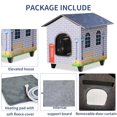 thumbnail image 2 of Caseta para gatos con calefacción NAMOTEK Elevated para gatos de interior y exterior, 2 of 8