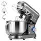 thumbnail image 1 of Batidora de pie VIVOHOME 660W 6L con batidora, gancho para amasar, gris, 1 of 7