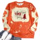 thumbnail image 5 of Pntutb Moda Mujer Casual tops Manga Larga Navidad Impreso Corbata Cuello Redondo Manta Jersey Jersey Sudaderas Pntutb Pntutb-77, 5 of 7