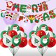 thumbnail image 4 of Billuyoard Globos de látex de 12 pulgadas para fiesta temática navideña con decoraciones de pancartas, decoración navideña de Año Nuevo 2022 para el Kits de decoración para fiestas Billuyoard HA008288-00, 4 of 6