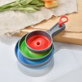 thumbnail image 2 of Zootealy Canning Funnel Silicone Collapsible Funnels Set 3pcs Kitchen Funnel for Wide Mouth Liquid, 2 of 6