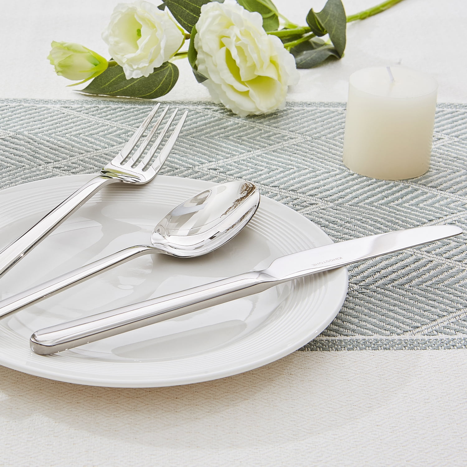 20-Piece 18/10 Stainless Steel Flatware Sets Service for 4