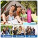 thumbnail image 5 of 1000ML Gym Fitness Bottle Drinkware Botella de agua fría para acampar Senderismo Correr, 5 of 9