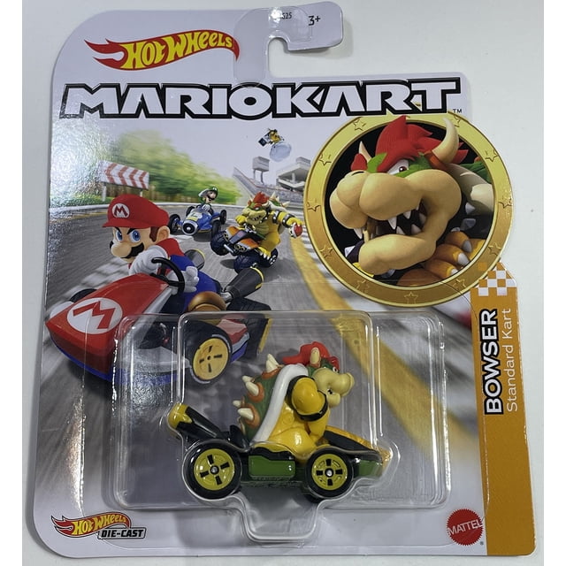 Toy Hot Wheels Mario Kart Bowser Standard Kart 2023 1:64