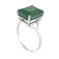 thumbnail image 3 of Wedding Gift Solitaire Ring 3.55CT Lab Created Emerald Center Engagement Ring ,Minimalist Style Anniversary Ring, Promise RingPromise Gift, 3 of 4