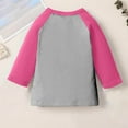 thumbnail image 3 of LIaqionyy Girls 3/4 Sleeve Shirt Kids Casual Loose T Shirts Crew Neck Tunic Blouse Christmas Tops, 3 of 6