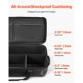 thumbnail image 5 of VEVOR Studio Equipment Trolley Case, 39.37 x 14.96 x 12.60 in / 100 x 38 x 32 cm, Rolling Camera Bag, Carrying Bag with Wheels Straps Padded Compartment Handle, for Light Stands, Tripods, Telescopes, 5 of 9