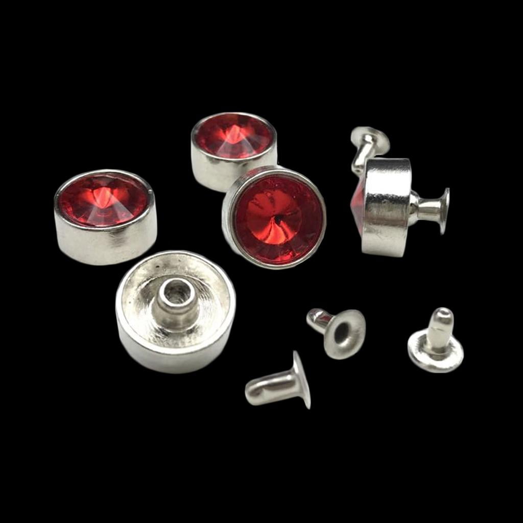 5 Sets of Studs Hollow Rivets 12mm Ø Decorative Rivets Leather