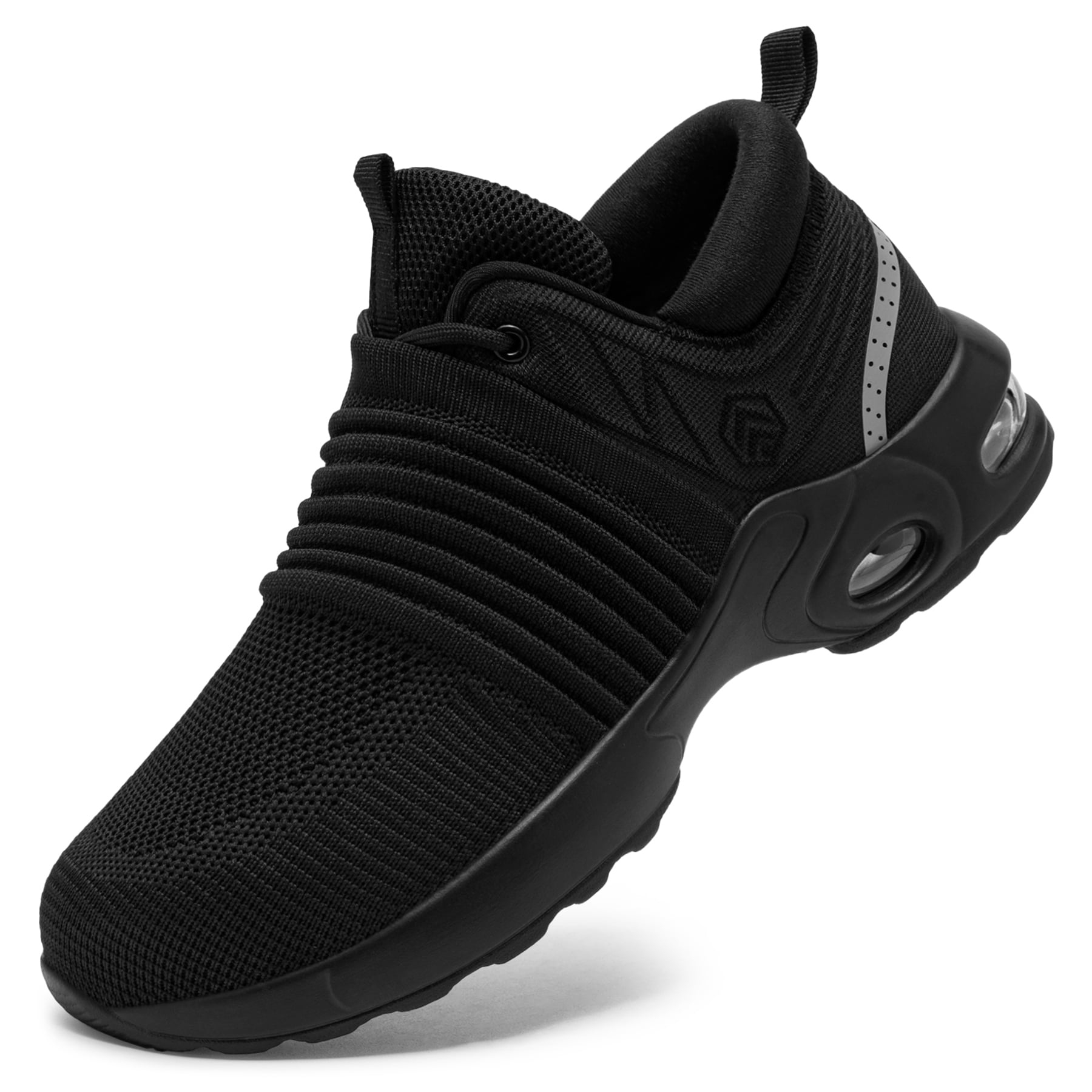 Larnmern Comfort Steel Toe Sneaker for Women Safety Shoes Slips on Air