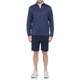 thumbnail image 2 of Ben Hogan Men’s and Big Men’s 2-Tone Space Dye Quarter Zip Golf Sweater, up to Size 5XL, 2 of 4