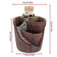 thumbnail image 3 of Inteprter Macetas de resina en maceta para plantas, maceta de jardín de hadas para casa dulce para decoración del hogar, decoración de jardín y oficina Jardín y Patio Inteprter HA035166-00, 3 of 6