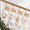 Gold-4, variant on Green Beige 6 Pack Large 20 Inch Embroidered Rustic Christmas Stockings Holiday Decor