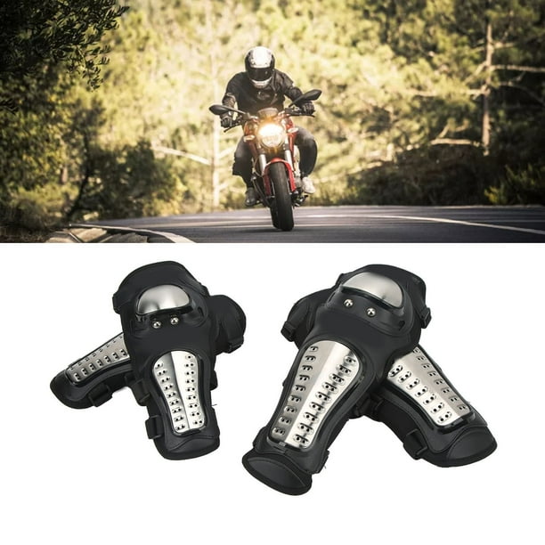 Protège-genoux Et Coudières De Moto, Rembourrage Ajustable Pour éviter Les  Blessures Genouillères Et Coudières De Moto Pour Le Cyclisme