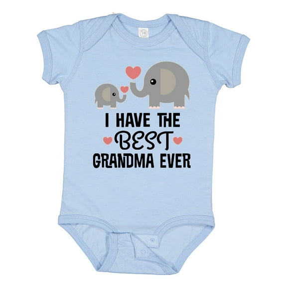 Inktastic Grandkids Best Grandma Ever Boys or Girls Baby Bodysuit