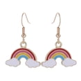 thumbnail image 1 of Pendientes lindos Regalos de cumpleaños Pendientes colgantes Bohemio Geométrico Luz Colorido de Zulema Aretes, 1 of 8