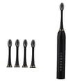 thumbnail image 1 of Matoen12 Electric Toothbrush with 4 Brush Heads, Smart 6-speed Timer Electric Toothbrush - Black, 1 of 8