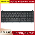thumbnail image 2 of US New keyboard For HP FOR probook 4520 4520S 4525S 4525 Black English Laptop Keyboard with Frame Without screw post US With Frame, 2 of 5