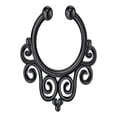 thumbnail image 2 of LAURITAMI 14G HorseShoe Cloud Edge Fake Septum Nose Ring Hoop, 2 of 2