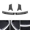 thumbnail image 2 of A Cubierta de placa de alféizar de maletero de coche, Protector de Abs, protectores de parachoques de umbral para tesla-y, 2 of 5