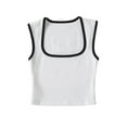 thumbnail image 4 of BLVB Women's Camisole Tank Tops Sleeveless Square Neck Cami Shirts Slim Fitted Crop Tops for Women Casual Summer, 4 of 5