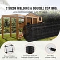 thumbnail image 2 of KFFKFF Metal Hardware Fabric, 24''x50' Roll of Galvanized Wire Mesh, 16 Gauge Poultry Wire Roll, Vinyl Coated Metal Mesh for Chicken Coop Protection, Rabbit and Snake Fencing, Bird Aviary Enclosures, 2 of 9