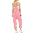 thumbnail image 6 of Sherrylily Womens Casual Sleeveless Jumpsuit Spaghetti Strap Loose Romper with Pockets, 6 of 6
