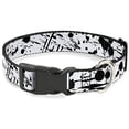 thumbnail image 1 of Buckle-Down BAC-W31905-NL Breakaway Cat Collar, 1 2" Wide - Fits 9-15" Neck - Large, Paint Splatter, 1 of 1