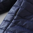 thumbnail image 5 of Black and Friday Clothing Sales Idoravan Women's Quilted Puffer Coat,Women's Plus Fleece Cotton Jacket Warm Lamb Fleece Top Coat Sweater Coat Navy XL, 5 of 8