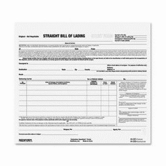 Snap-A-Way Bill of Lading Forms