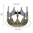 thumbnail image 1 of Corona de rey de Halloween 3D, tocado de rendimiento ajustable suave, disfraz, fiesta de graduación, accesorio de vestir, 1 of 8