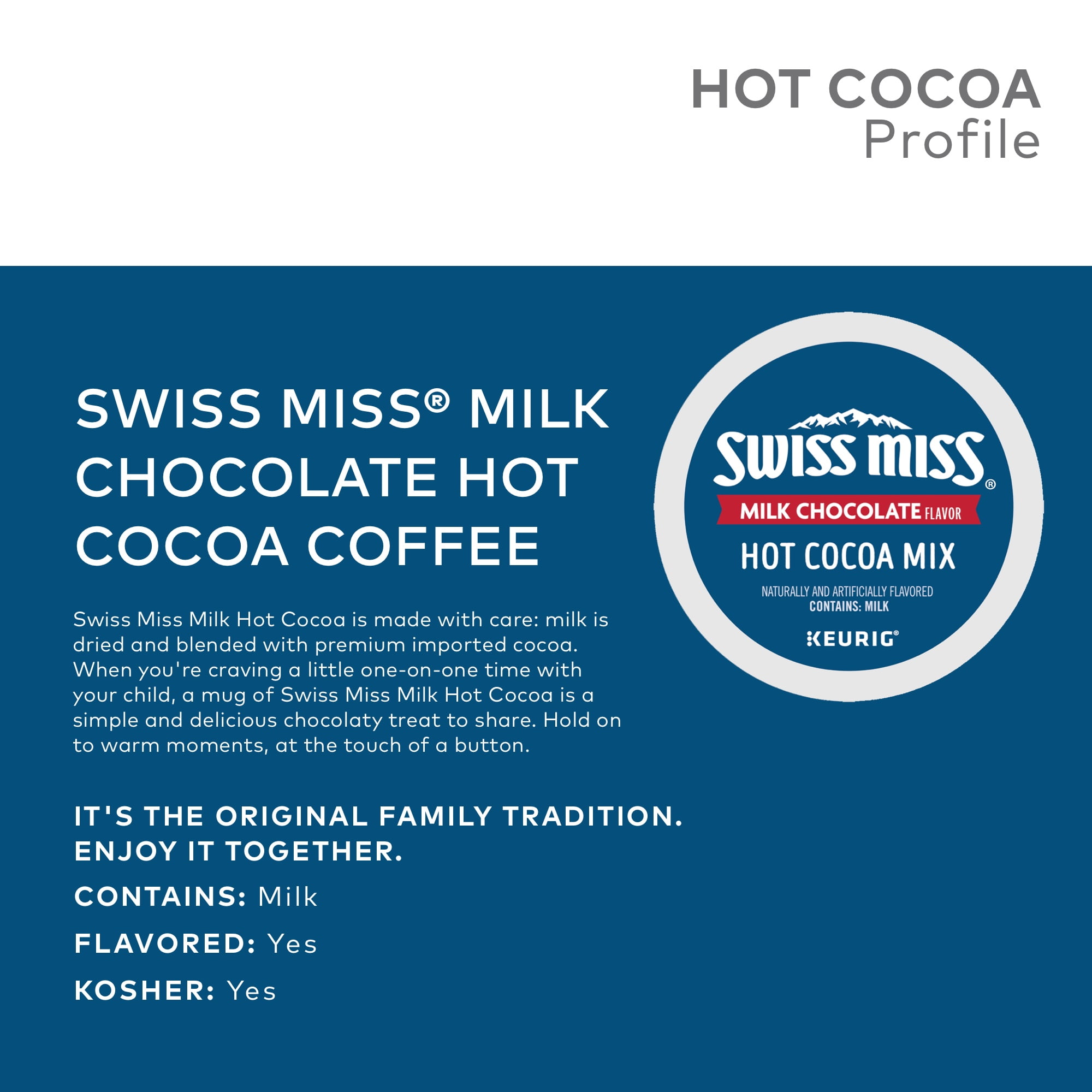 swiss miss milk chocolate k cups