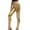 Gold, variant on High Waisted Leather Leggings for Women Stretchy Comfortable Tights Shiny Pants