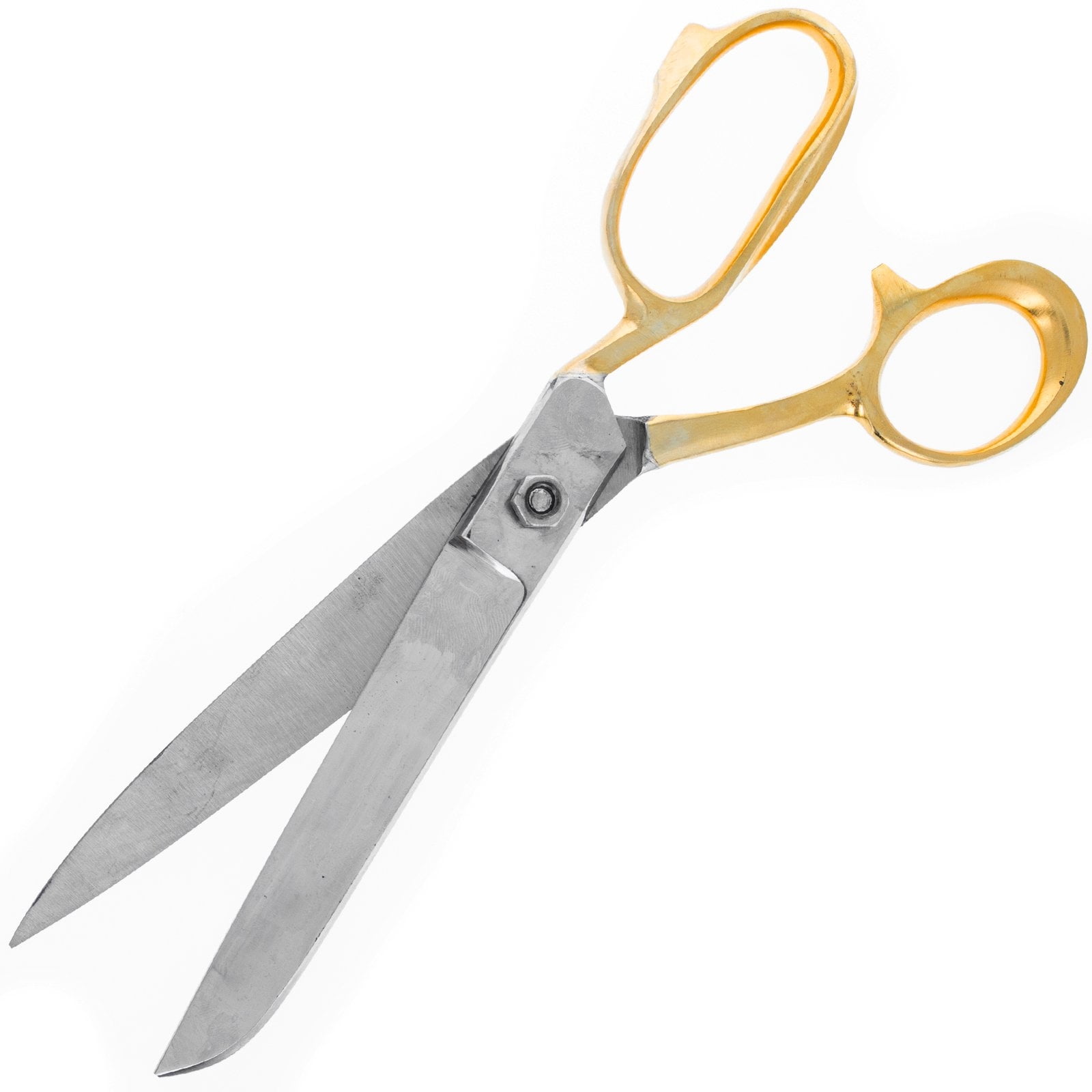 10 Inch ToolTreaux Stainless Steel Heavy Duty Fabric Scissors Sewing Supplies with Gold Handles
