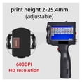 thumbnail image 4 of Printer Jet, 25.4mm Portable Handheld Inkjet Printer Production Date QR Coding Machine Plastic Metal Carton Printing Is Fast Dry Without Fading ,Fast Printing, 4 of 7
