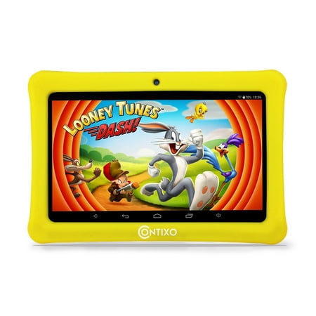 Contixo V8-1 Android 7 Inch Kids Tablet with WiFi 16GB, Kids Place Parental Control Pre installed 20 + Education Learning Apps, HD Display, Kid Safe w/Kid-Proof Protective Case (Best Cell Phone Parental Control App)