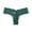 Green, variant on Bovxnpu Womens Underwear Plus Size Panties, Lace Thongs for Women No Show Thong Underwear, Women's Lace Flowers Embroidered Cotton Crotch Low Waist Thong Underwear M