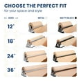 thumbnail image 3 of DIY Crew 36 Inch Paper Roll Dispenser and Cutter - Heavy-Duty Wall Mountable, Non Slip Tabletop - Kraft, Freezer, Butcher Paper - Up to 1000ft Rolls, 3 of 8