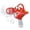 #005-Red, variant on Bubble Machine Toys for Kids Double-Cylinder Crayfish-Shaped Bubble Blower with 10ML Solution Fun Outdoor Birthday Party Easter Gift for Boys and Girls