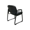 thumbnail image 4 of OFM Essentials Leather Executive Sled Base Reception Arm Chair, 4 of 8