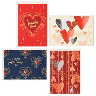Hallmark Vintage Valentines Day Cards Assortment with Archival Book  Organizer Box (12 Cards and Envelopes) : : Office Products