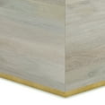 thumbnail image 3 of Abba 28 inch Wide Solid Mango Wood Modern Square Coffee Table in White Wash, Fully Assembled, 3 of 9