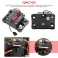 thumbnail image 3 of koolsoo 200A Amp Manual Reset Circuit Breaker 12v/36v Car Auto Boat Audio Stereo Fuse, 3 of 9
