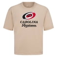 thumbnail image 2 of Men's Levelwear  Khaki Carolina Hurricanes Team Surge Luxe Signature Knit T-Shirt, 2 of 3