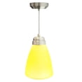 thumbnail image 1 of Lampara De Techo, Luz Ideal, Campana Chica Herraje Satín, Amarillo, 1 of 5