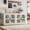 4 Silk screen door, variant on Modern Sideboard Buffet - Ample Storage, Multi-Purpose Server Console for Dining Room, Kitchen, Living Room, Entryway, Large Credenza Cabinet