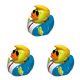thumbnail image 1 of Trump Rubber Duck Baby Bath Toys Patitos Goma para (Gafas Trump), 1 of 4