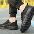 thumbnail image 7 of CAICJ98 Men Sneaker Breathable Mesh Walking Shoes Lightweight Casual Shoes Fashion Comfortable Athletic Gym Running Shoes for Men Black,9, 7 of 7